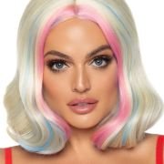 Peluca Rubia Bob Corto Harley