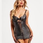 Mini Vestido tipo piel