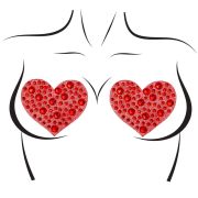 Cubre pezones de corazón